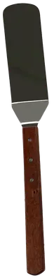 Town 34980/DZ Extra-Long Wooden Grill/Griddle Spatula, 10" Blade, 20" Length, Black/Cherry - 1 Dozen 2 image