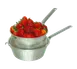 Town 37910H Pasta Strainer, 10" dia, Aluminum Construction with Handle and Hook 1 image