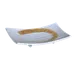 Town J1-1897 Rectangular China Serving Platter, 7½" x 4½", Sands of Goa Finish, 1 Dozen 1 image