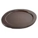Winco CASG-9RUL - Round Sizzle Platter Underliner, 11" Diameter, Wood Underliner, Dual Handles - 1/Each 1 image