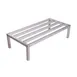 Winholt DASQ-2-824 Vented Dunnage Rack, 24" x 24" x 8", 2100 lb Capacity, All-Welded Aluminum Frame, NSF Certified 1 image
