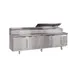 La Rosa L-14112-32 112" Refrigerated Pizza Prep Table, 4-Door, 15 Pans 3 image