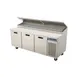 Randell 8383N-290-PCB 83" 3-Section Refrigerated Pizza Prep Table w/ 3 Doors, 23.55 cu. ft. 1 image