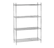 Advance Tabco ECP-86-X Special Value Wire Shelving Post, 86"H, Chrome Plated, Heavy Duty, Adjustable Feet, NSF Certified 1 image