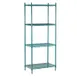 Advance Tabco EGP-74-X Special Value Wire Shelving Post, 74 in, Green Epoxy Coated, Heavy Duty, Adjustable Feet, NSF Certified, Numbered 2 image