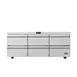 Atosa USA AUR72D6 75.625" 6-Drawer Undercounter Refrigerator, Stainless Steel, 18.9 cu. ft. 1 image