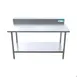BK Resources CVTR5-6024 60" Open Base Work Table with Undershelf, 5" Backsplash / 16 Gauge Top 1 image
