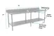 BK Resources CVTR5-9624 Work Table, 96"W X 24"D X 34-3/4"H Overall Size 3 image