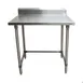 BK Resources CVTR5OB-2424 24" Open Base Work Table, Stainless Steel Base / 5" Backsplash 4 image