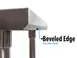 BK Resources CVTR5OB-3624 36" Open Base Work Table with Side & Rear Crossrails, 5" Backsplash / 16 G 3 image