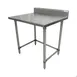 BK Resources CVTR5OB-3624 36" Open Base Work Table with Side & Rear Crossrails, 5" Backsplash / 16 G 5 image