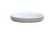 Cal-Mil 24127-5-102PLATE Bento Sushi Box, Round 5"W x 5"D x 1"H Plate, Ash Gray Melamine Plastic 1 image