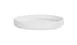 Cal-Mil 24127-5-15PLATE Bento Sushi Box, 5" Round Plate, White Melamine Plastic, Dishwasher Safe 1 image