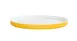 Cal-Mil 24127-5-42PLATE Sushi Box, Round 5"W x 5"D x 1"H Plate, Yellow Melamine, Dishwasher Safe 1 image