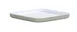 Cal-Mil 24130-8-102PLATE Bento Sushi Box, Square 8.25" x 8.25" x 1" Ash Plastic, Dishwasher Safe 1 image