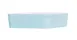 Cal-Mil 24131-10-127BOWL Bento Sushi Box, Square 10.5"W x 10.5"D x 2"H, Ocean Blue Melamine Plastic 1 image
