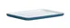 Cal-Mil 24132-1410-111PLT Bento Sushi Box, 14" W x 10.5" D x 1" H, Stone Blue Melamine, Safe 1 image