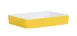Cal-Mil 24132-1410-42BOWL Sushi Box, 14"W x 10.5"D x 3"H, Yellow Melamine, Dishwasher Safe 1 image