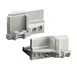 Cambro EXCC4480 Camshelving® Elements XTRA Corner Connector Set, 4 Sets (Left & Right), Speckled Gray, New Product Line (Not Compatible with Original Elements Series) 1 image
