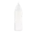 Carlisle 00556 Araven 26 oz Squeeze Bottle, 2-7/8" Dia x 9-7/8" H, Poly, White Cap, Non‑Drip, HACCP 1 image