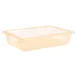 Carlisle 10621C22 StorPlus Food Storage Box, 8‑Gallon, 26"L x 18"W x 6"H, Polycarbonate Yellow 1 image