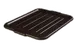 Carlisle 4401203 Comfort Curve™ Universal Bus Box Lid, 20"L x 15"W x 3/4"H, Contoured Snap-On Dishwasher Safe Polypropylene Black NSF Lid 1 image