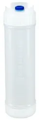 Carlisle 857320L EZ‑Kleen 20 oz White Squeeze Bottle with Blue Valve, Single Tip, Top - 1/Pack 1 image