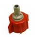 Cornelius 620056357 Bag-in-Box Connector, 3/8" Barb, Red Screw-On for Syrup Tanks 1 image