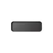 GET MMP-1204K - Rectangular Plastic Platter, 12" L x 4" W x 1" H, Black Melamine, Dinnerware 1 image