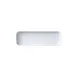 GET MMP-1204W - Rectangular Plastic Platter, 12" x 4" x 1" White Melamine, Dinnerware Serving Tray 1 image