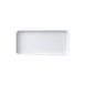 GET MMP-1306W Rectangular Melamine Platter, 13" x 6" x 1" White, Durable Plastic Serving Tray 1 image