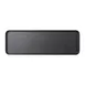 GET MMP-1806K Rectangular Melamine Platter, 18" L x 6" W x 1" H, Black Plastic Serving Tray 1 image