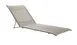Grosfillex US107289 Replacement Sling for Sunset Chaise, Durable Weather-Resistant Fabric, One-Piece Backrest & Sleigh Textile, Rust & UV Resistant, Microban® Anti-Microbial Treatment, Solid Gray, Easy to Clean 1 image