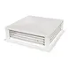 GSW USA DF-18P Drop Down Diffuser, 18" White Powder Coated Metal, 4-Way Adjustable Blade 1 image