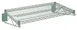Hubert 13146 CenPro Wire Shelving Unit, 24" x 24", 360 lb Capacity, Green Epoxy Coated, NSF Certified Wall Mount 1 image