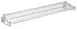 Hubert 48685 CenPro Wire Shelving Unit, 14" x 48", 360 lb, Chrome Finish, Wall Mount, NSF Certified 1 image