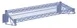 Hubert 73155 CenPro Wall Mount Wire Shelf, 18" x 36", 360 lb, Blue Epoxy Coated, NSF Certified 1 image