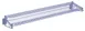 Hubert 86027 CenPro Wall-Mount Wire Shelf, 14" x 60", 360 lb Capacity, Blue Epoxy Coated, NSF 1 image