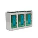 John Boos DS-3-X Disposable Glove Dispenser, 3‑Box Capacity, 15‑1/8" W x 4‑1/2" D, Steel, Mount 2 image
