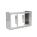 John Boos DS-3-X Disposable Glove Dispenser, 3‑Box Capacity, 15‑1/8" W x 4‑1/2" D, Steel, Mount 1 image