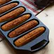 Lodge BW6CRN Cast Iron Corn Stick Pan – 6 Impressions, Handles, Stove‑Top Safe, Made in USA 2 image
