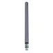 Quantum P74GYX Post, 74-Inch Gray Epoxy Antimicrobial Finish, Numbered Grooves in 1-Inch Increments, Includes (1) W-PLI & (1) W-PLB (Pre-Inserted), NSF Certified Stationary Shelving Post 1 image