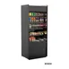 Structural Concepts B6624 REMOTE - 66-3/8"W x 24-14"D x 82-3/8"H, 4‑Tier Black Interior, LED Top Light 1 image