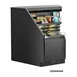 Structural Concepts Q45N44AR - 44-3/4"W x 32-3/4"D x 42-3/4"H Open Air Merchandiser, Black Finish 1 image