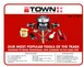 Town 34000 33-Piece Chinese Chef Dinnerware Set, Dishwasher Safe Cooking & Serving Tools 1 image