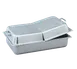 Vollrath 77400 - Stainless Steam Table Pan Cover 21"x12 7/8"x2 3/4", Dome with Handles, Made in USA 1 image