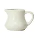 Winco ACD-6-AW Creamer Pitcher, 6‑8 oz, 2"¼ W x 2"¾ D x 2"¾ H, Porcelain White with Handle - 1 Dozen 1 image