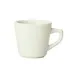 Winco BCC-75-AW Coffee Cup, 7.5 oz (3-3/4" W x 3-3/4" D x 3" H), White Porcelain, Stackable - 1 Dozen 1 image