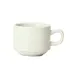 Winco BCC-85-AW - Porcelain Cup, 8.5 oz, 3.5" W x 3.5" D x 2.75" H, White, Stackable - 1 Dozen 1 image