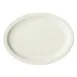 Winco BPO-13NR-AW Oval Porcelain Platter, 13" x 10-1/8" x 1-1/8", American White, Narrow Rim - 1 Dozen 1 image